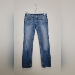 True Religion Blue Denim Skinny Jeans